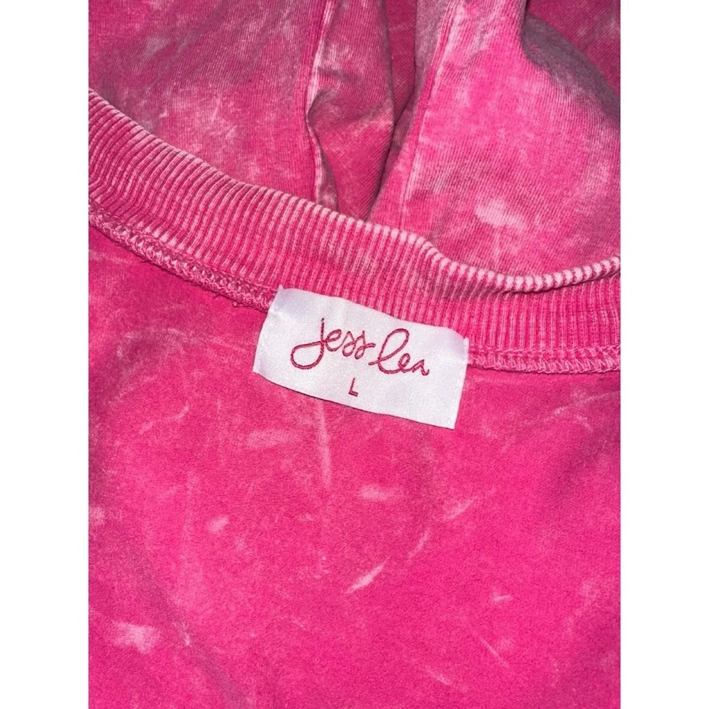 Jess Lea Pink Acid Wash Oversized Tee - Picture 6 of 7